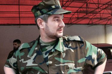 afp/ Picture taken on June 24, 2005 shows commander of Chechen "Vostok" battalion (East) Suliman Yamadayev at his home in Gudermes, Chechnya. A Chechen man identified as an opponent of pro-Russian President Ramzan Kadyrov has been shot dead in the emirate of Dubai in what police said appeared to be an assassination.