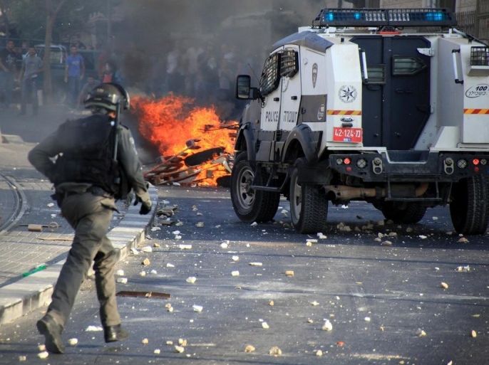 مواجهات بين الفلسطينيين وقوات الاحتلال في مدينة القدس خلفت عددا من الإصابات 05 أكتوبر 2015