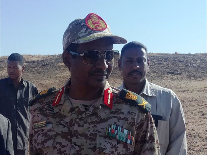 قائد قوات الدعم السريع السودانية اللواء حميدتي