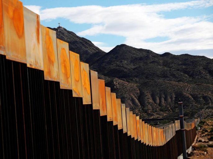 FILE PHOTO -- A general view shows a newly built section of the U.S.-Mexico border wall at Sunland Park, U.S. opposite the Mexican border city of Ciudad Juarez, Mexico, November 9, 2016. Picture taken from the Mexico side of the U.S.-Mexico border. REUTERS/Jose Luis Gonzalez/File Photo