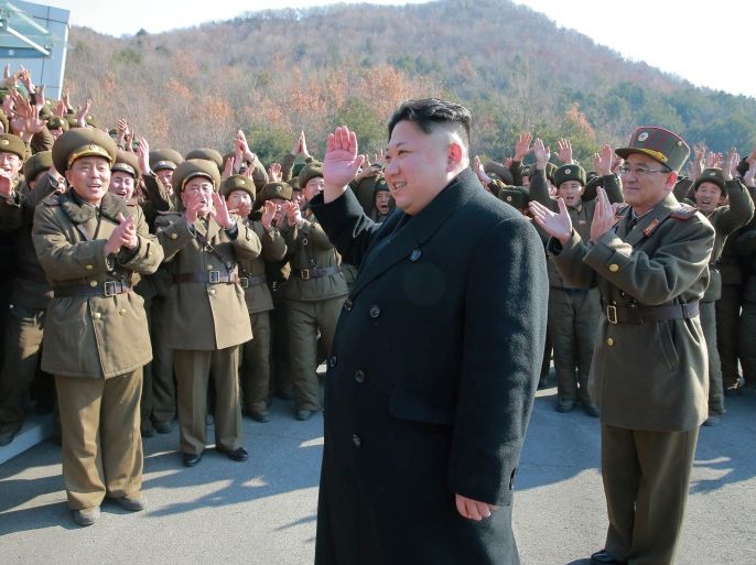 North Korean leader Kim Jong Un supervised a ballistic rocket launching drill of Hwasong artillery units of the Strategic Force of the KPA on the spot in this undated photo released by North Korea's Korean Central News Agency (KCNA) in Pyongyang March 7, 2017. KCNA/via REUTERSATTENTION EDITORS - THIS PICTURE WAS PROVIDED BY A THIRD PARTY. REUTERS IS UNABLE TO INDEPENDENTLY VERIFY THE AUTHENTICITY, CONTENT, LOCATION OR DATE OF THIS IMAGE. FOR EDITORIAL USE ONLY. NOT FOR