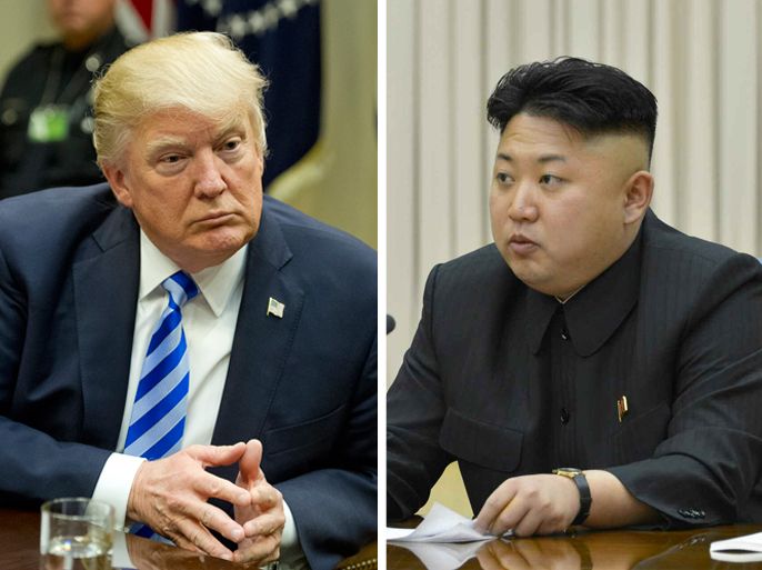North Korean leader Kim Jong + US President Donald J. Trump - كومبو بين الرئيس الأميركي ورئيس كوريا الشمالية