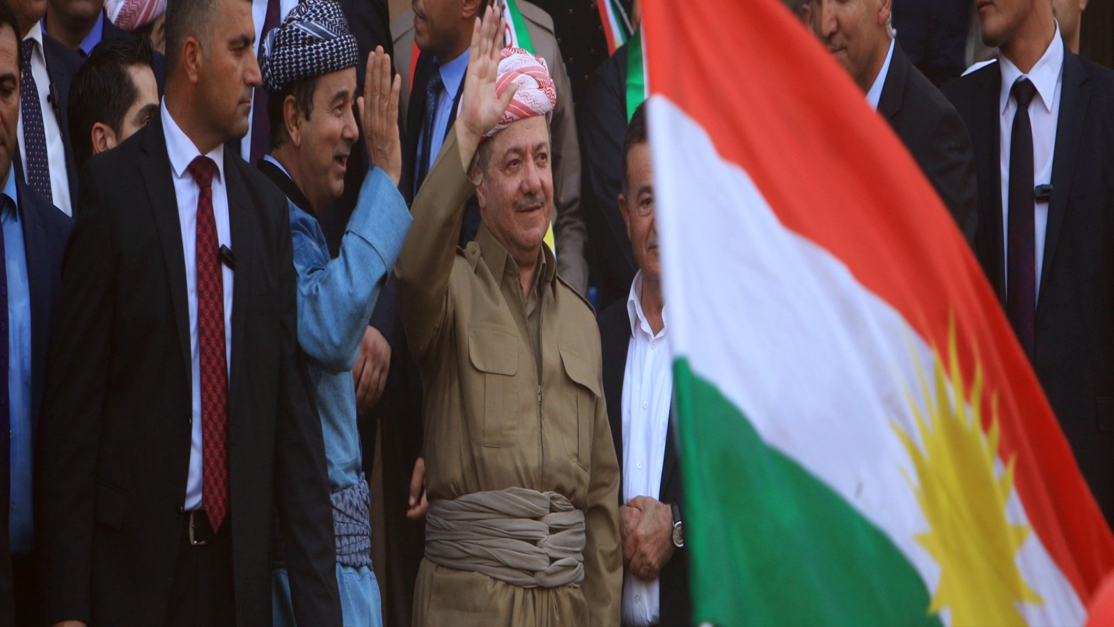  مسعود برزاني رئيس إقليم كردستان العراق، وكان قد تولى الحكم في 1992 (رويترز)