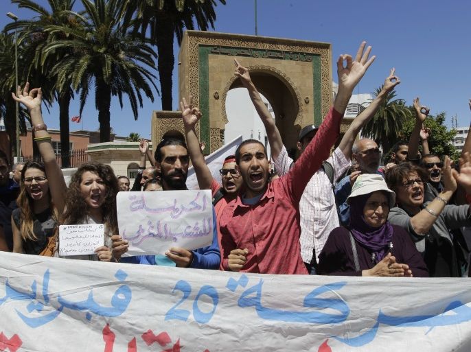 مدونات - احتجاجات المغرب حركة 20 فبراير