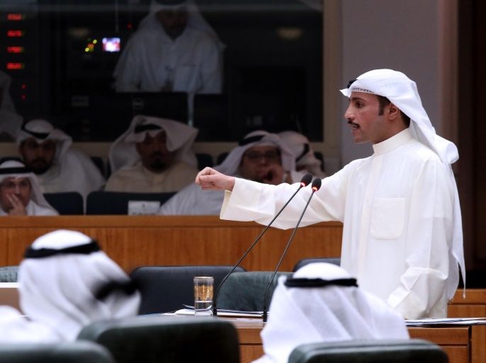Kuwaiti parliament speaker Marzouq al-Ghanim attends a parliament session at Kuwait's national assembly in Kuwait city on March 25, 2015. AFP PHOTO / YASSER AL-ZAYYAT (Photo credit should read YASSER AL-ZAYYAT/AFP/Getty Images)