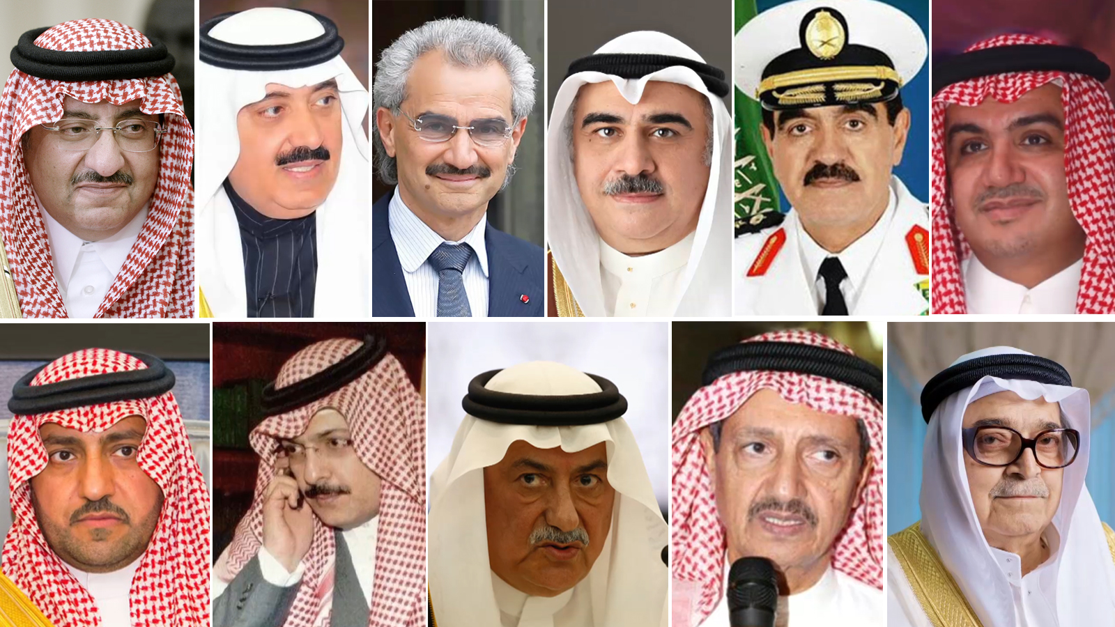 الأمراء ورجال الأعمال المتهمين بالفساد في السعودية (الجزيرة)