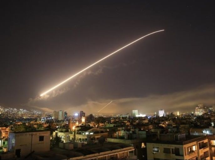 مدونات - صاروخ الهجوم الأميركي البريطاني الفرنسي على سوريا