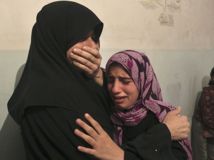 مدونات - أم بكاء حزينة فلسطينية امرأة تبكي