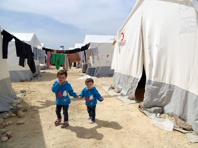مدونات - أطفال سوريا خيمة خيم لاجئ