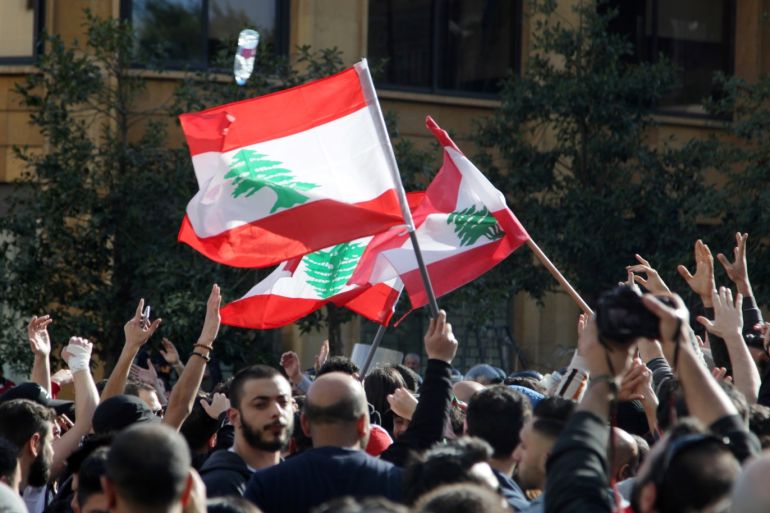 مدونات - مظاهرة لبنانية