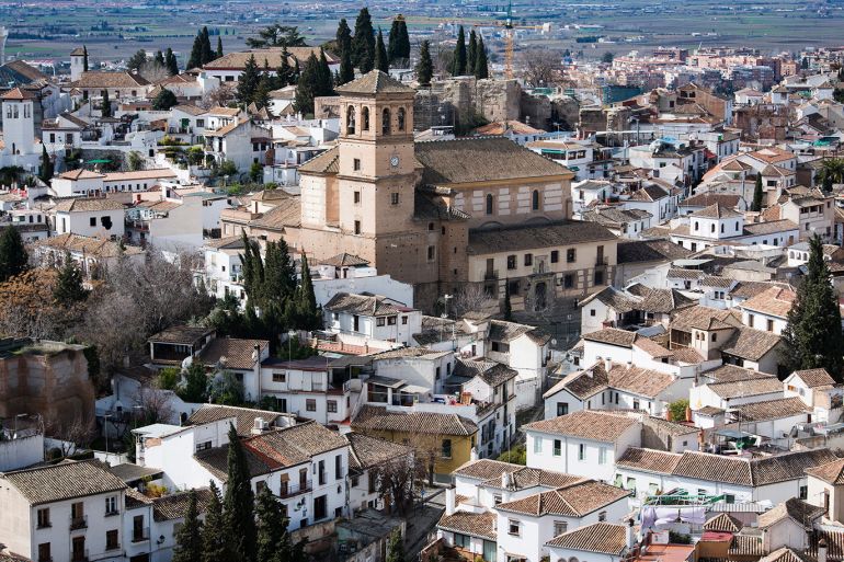 San Miguel church, Granada, Andalucia, Span
