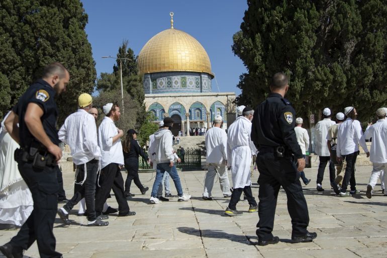 مستوطنون يهود يقتحمون المسجد الأقصى في سبتمبر/أيلول الماضي