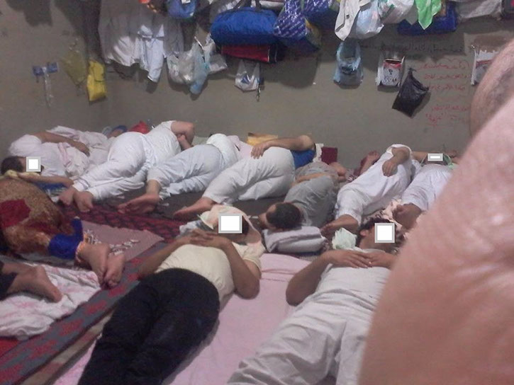 غرف النوم في السجون المصرية (مواقع التواصل)