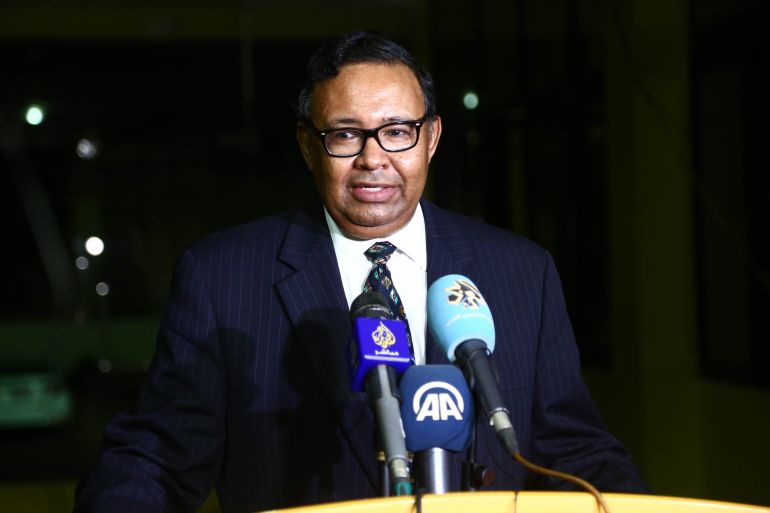 Sudanese Foreign Ministry spokesman Haidar Badawi al-Sadiq