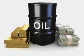 اسعار النفط والذهب رمزية