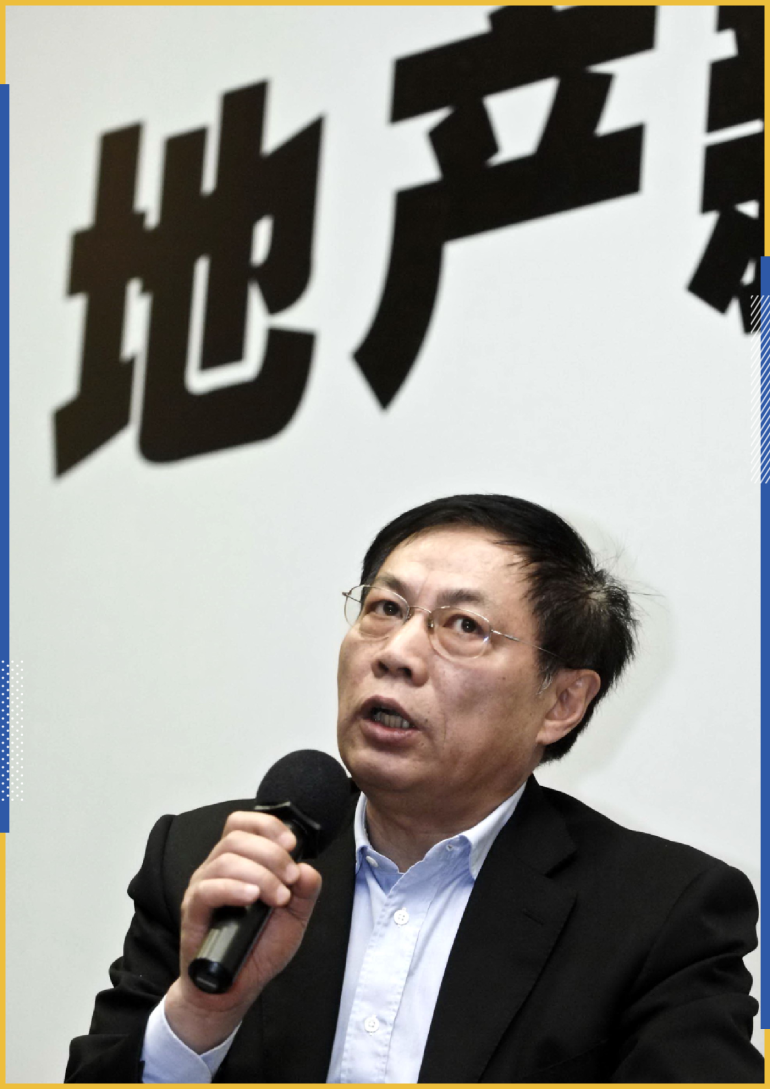 epa08687569 (FILE) - A picture made available on 29 February 2016 shows Ren Zhiqiang, then president of a state-run real estate developer, speaking at a presser for his book on China's property market in Shanghai, China, 12 November 2010 (reissued 22 September 2020). According to media reports, the outspoken retired executive, critic of President Xi Jinping, was handed on 22 September an 18-year prison sentence for corruption. EPA-EFE/YUN YUE CHINA OUT