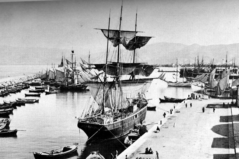 السفن التي حملت المهاجرين الى ميناء سانتوس في البرازيل