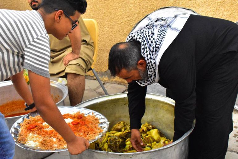 طبخ عراقي في مناسبة اجتماعية... مواقع التواصل