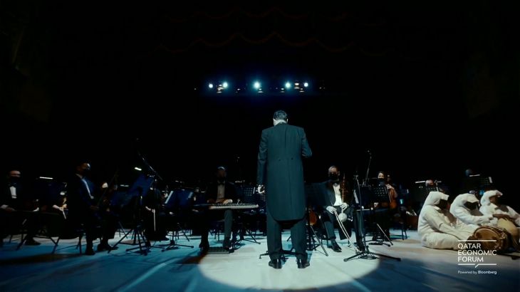 Qatar Philharmonic Orchestra Performs at Qatar Economic Forum