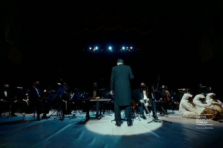 Qatar Philharmonic Orchestra Performs at Qatar Economic Forum