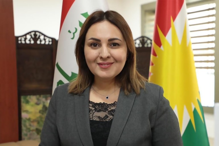 الصحفية الكردية سراي اياد (مراسل الجزيرة نت) @فارس الخطيب