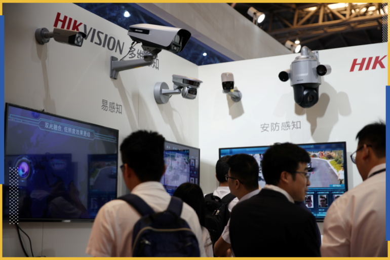 People visit the HIKVision booth at the security exhibition in Shanghai, China, May 24, 2019. REUTERS/Aly Song