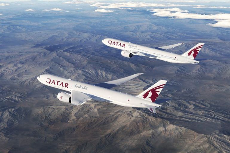 Boeing Launches 777-8 Freighter to Serve Growing Demand for Cargo, Enhanced Environmental Performance الصورة من موقع القطرية