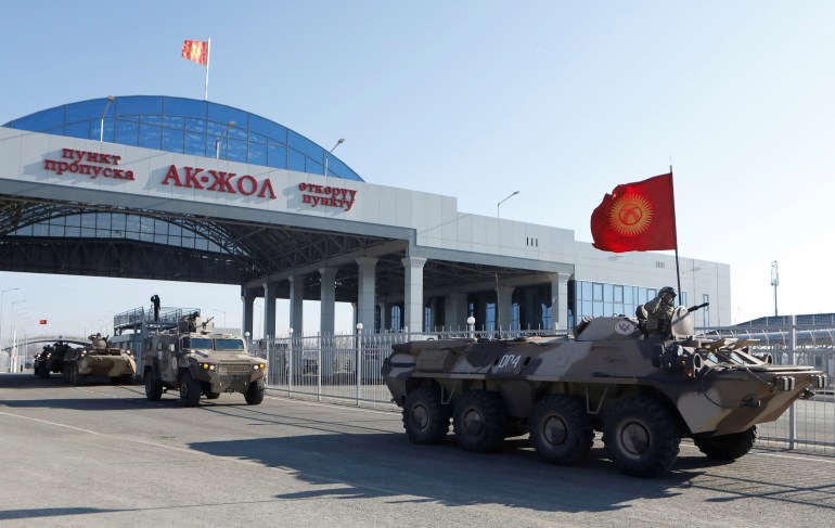 CSTO peacekeeping troops return to Kyrgyzstan after a mission in Kazakhstan