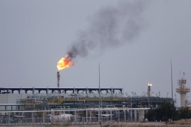 General view of al-Zubair oil field near Basra