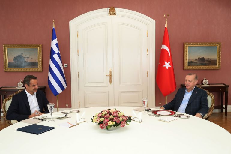 Recep Tayyip Erdogan - Kyriakos Mitsotakis meeting in Istanbul