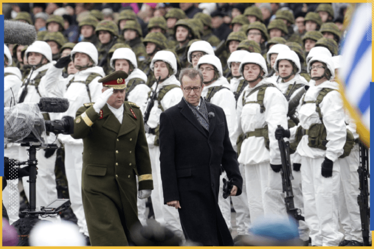 في أوروبا كان الرئيس الأستوني توماس هندريك إلفيس هدفا للقرصنة الروسية في عام 2007، كانت أستونيا حينها متورطة في صراع مع روسيا (رويترز)