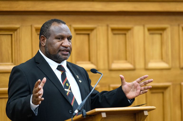 Papua New Guinea Prime Minister James Marape Visits Wellington