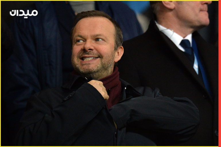 epa08176717 Executive vice-chairman of Manchester United Ed Woodward during the Carabao Cup semi final second leg match between Manchester City and Manchester United in Manchester, Britain, 29 January 2020. EPA-EFE/PETER POWELL