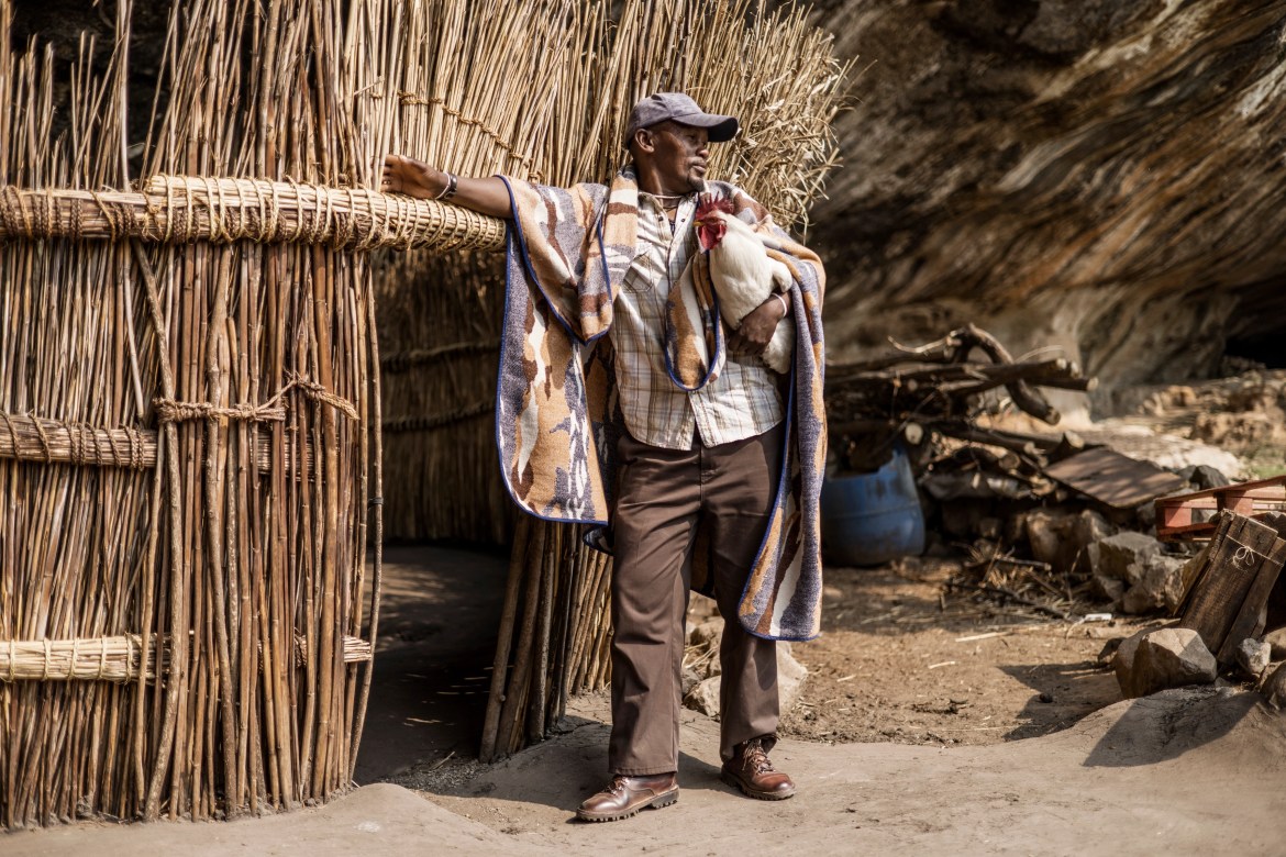 Ndlovu, 40, a resident of the Kome Caves. [Marco Longari/AFP]