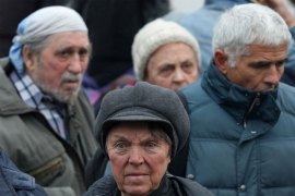 Russian occupation authorities in the Ukrainian city of Kherson told civilians on Saturday they should leave immediately because of what they called the tense military situation as Ukraine's forces advance. [Alexey Pavlishak/Reuters