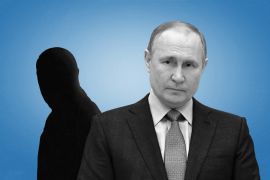 بوتين وشخصية غير معروفة