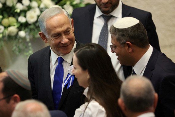 swearing-in ceremony for the new Israeli parliament the 25th Knesset