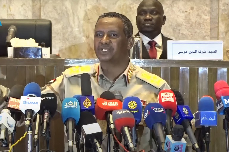نائب رئيس مجلس السيادة السوداني، محمد حمدان دقلو (حميدتي) المصدر: وكالة الأنباء السودانية