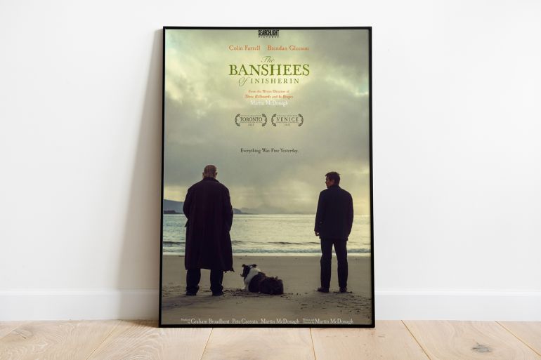 THE BANSHEES OF INISHERIN بريندان جليسون وكولن فاريل في فيلم جنيات إينشيرين المصدر: IMDB