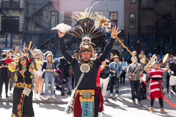 First Annual Indigenous Peoples Of the Americas Parade in New York