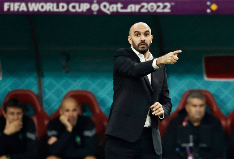 وليد الركراكي قاد منتخب المغرب للمركز الرابع في كأس العالم 2022