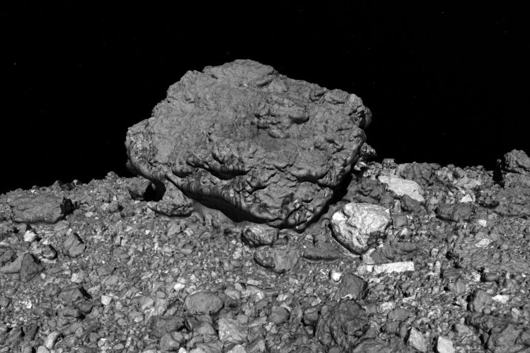 Asteroid Bennu’s remarkable terrain. Credit: NASA’s Goddard Space Flight Center