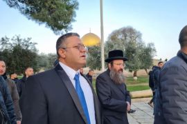 وزير الأمن القومي الإسرائيلي إيتمار بن غفير اقتحم المسجد الأقصى مرات عدة (الصحافة الإسرائيلية)