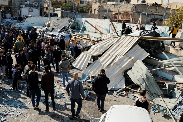 Aftermath of Israeli raid in Jenin
