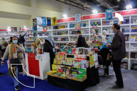 53rd Cairo International Book Fair (CIBF)- - CAIRO, EGYPT - FEBRUARY 02: Book lovers visit the 53rd Cairo International Book Fair (CIBF) in Cairo, Egypt on February 02, 2022. The Cairo International Book Fair is attended by 1,061 publishers from 51 countries and regions. Established in 1969, it is considered the largest and oldest book fair in the Middle East and the second worldwide after Germany's Frankfurt Book Fair.