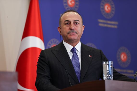 Turkish FM Cavusoglu gives joint news conference with Argentinian counterpart in Istanbul