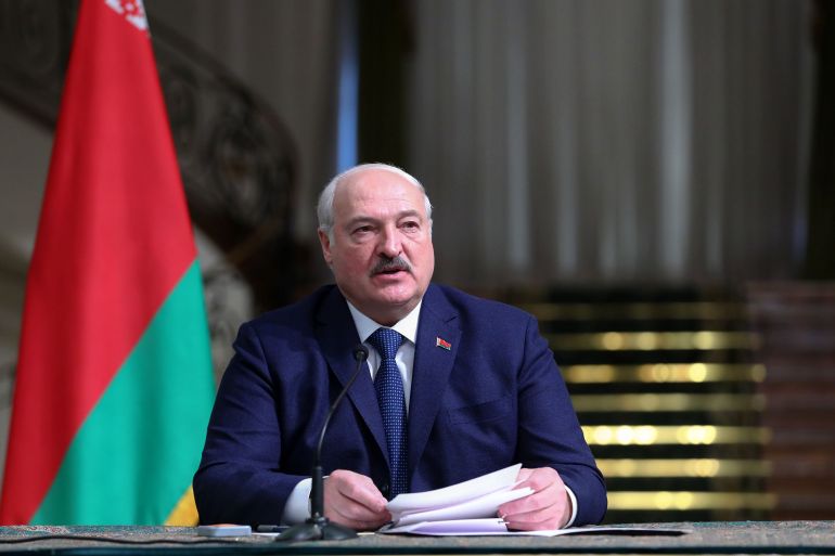 President of Belarus Aleksandr Lukashenko in Iran