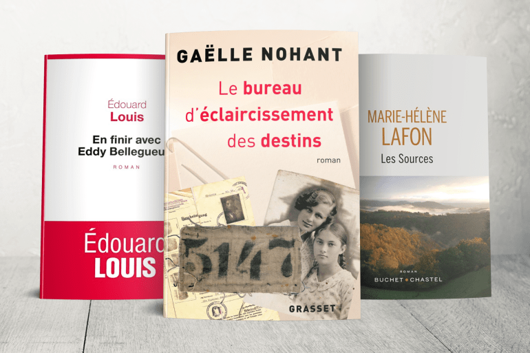 ثلاث روايات فرنسية منفصلة عن بعضها بعضا