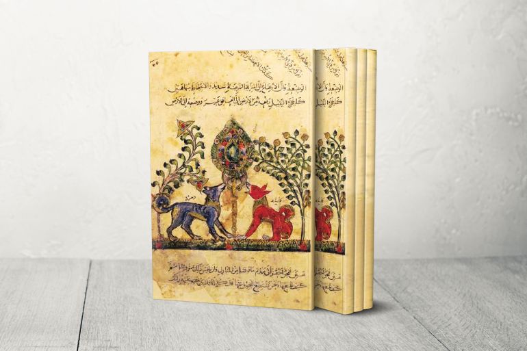 صورة كتاب كليلة ودمنة القديمة المصدر: الجزيرة - تصميم