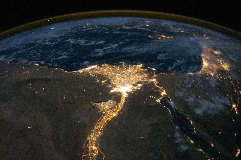 The Nile is the longest river in the world and its delta is remarkable from outer space. Credit: NASA